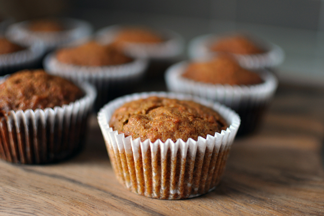 Post image for Carrot Cake Agave Muffins