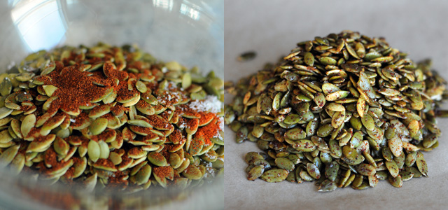 Spicy Roasted Pumpkin Seeds