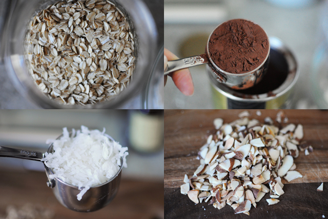 chocolate coconut almond cookie ingredients