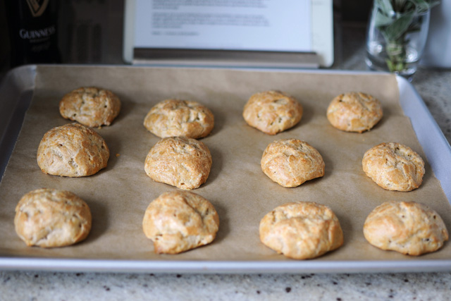 Post image for Gougères {with Guinness & Cheddar}