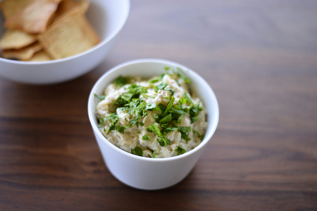 Post image for Roasted Eggplant and Onion Dip